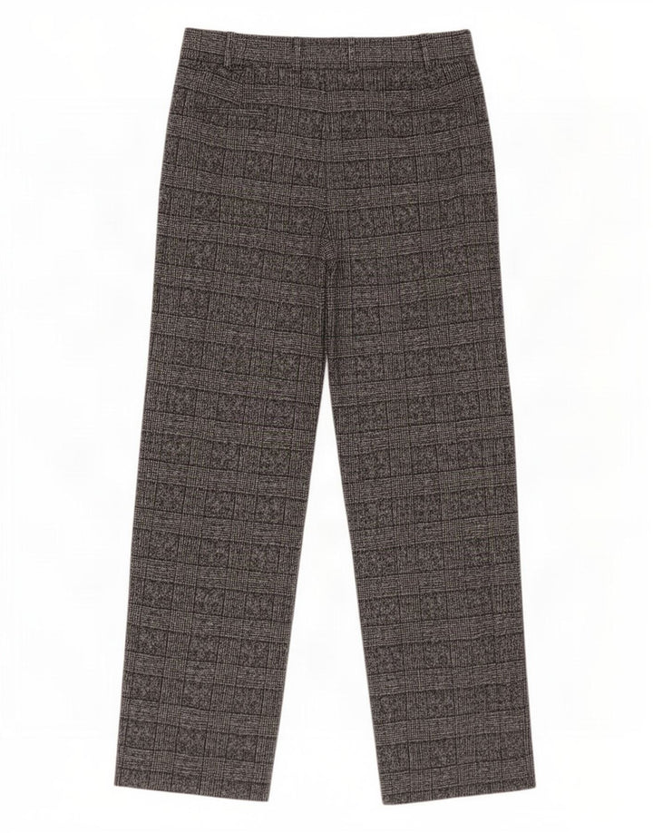 Marks & Spencer Womens Suit Trousers UK 14 Large W34 L32 Grey Check