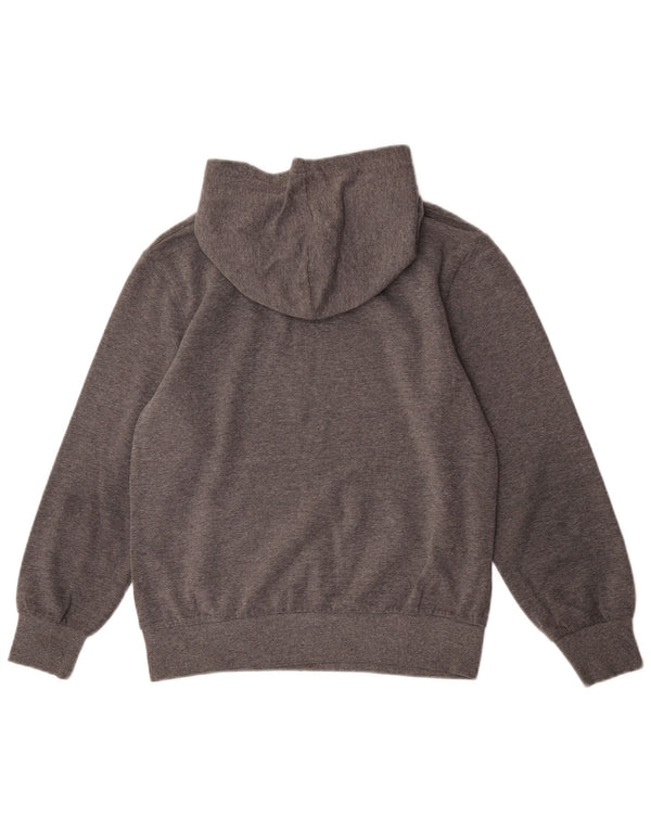 Levi's Girls Graphic Hoodie Jumper 12-13 Years Large Grey Cotton