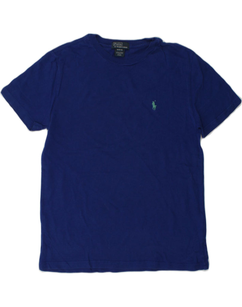 POLO RALPH LAUREN Boys T-Shirt Top 10-11 Years Medium Navy Blue Cotton | Vintage Polo Ralph Lauren | Thrift | Second-Hand Polo Ralph Lauren | Used Clothing | Messina Hembry 