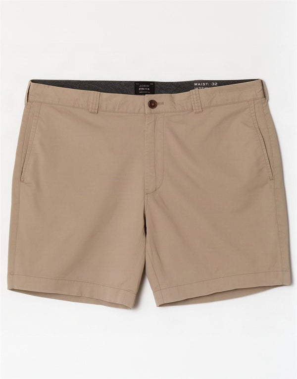 J. Crew Mens Chino Shorts W32 Medium Beige Cotton