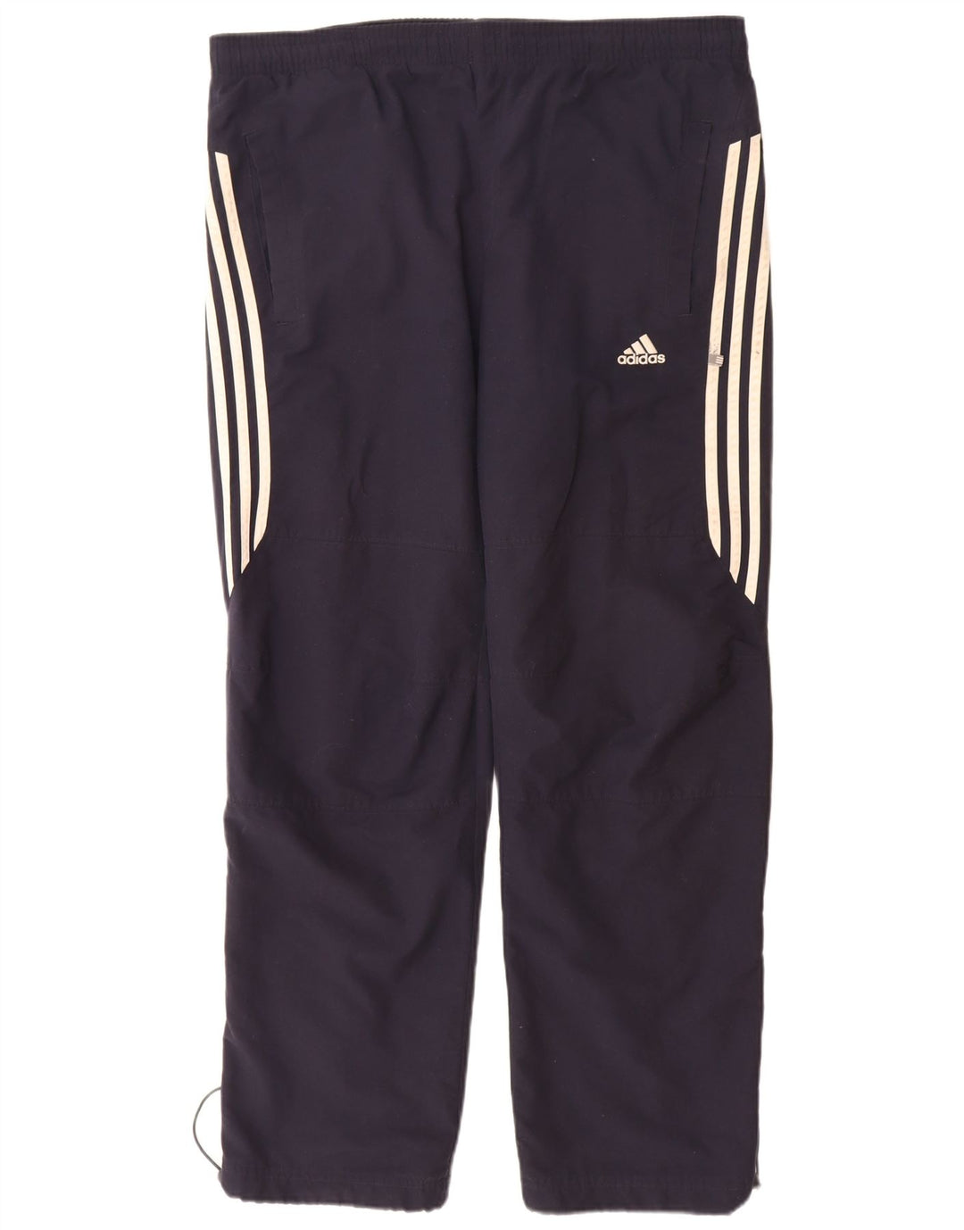 ADIDAS Mens Tracksuit Trousers Joggers XS Navy Blue Polyester