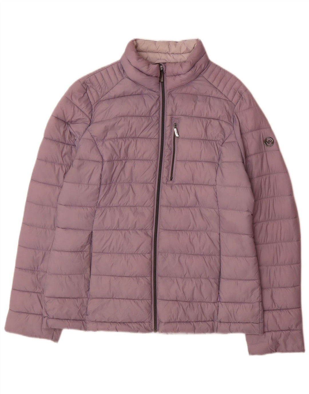 Michael Kors Womens Padded Jacket UK 14 Medium Purple Nylon