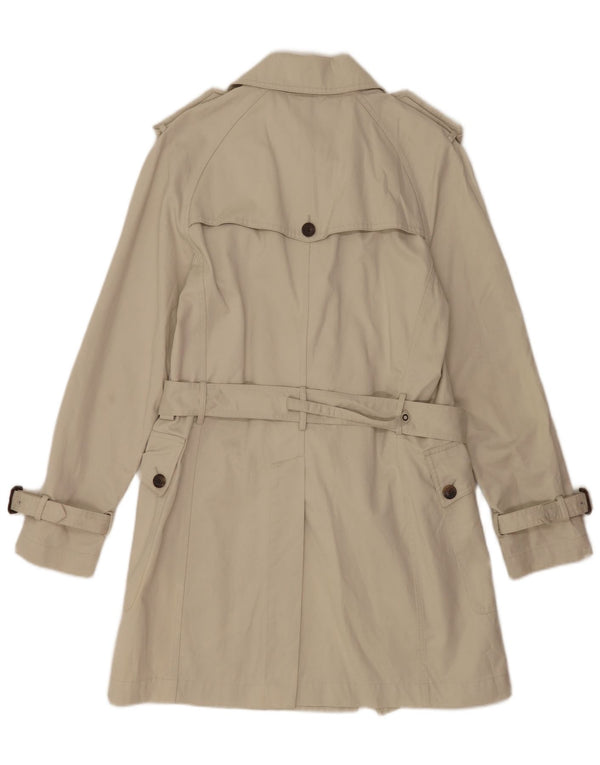 Mauro Grifoni  Mens Trench Coat IT 48 Medium Off White Cotton