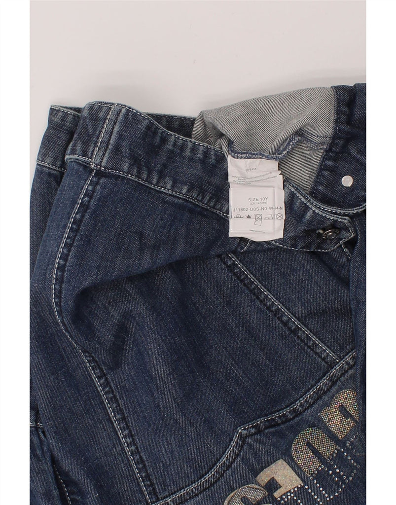 GUESS Girls Graphic Denim Jacket 9-10 Years Blue Cotton Vintage Guess and Second-Hand Guess from Messina Hembry 