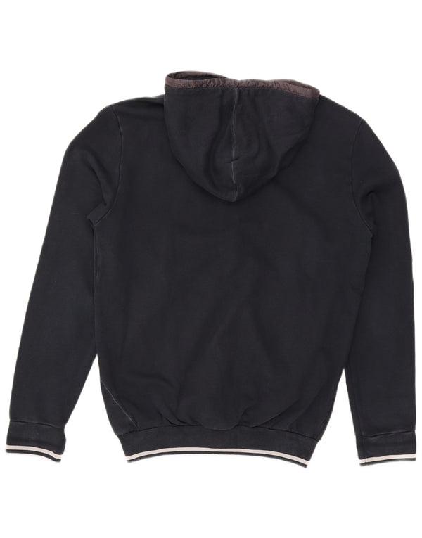 Murphy & Nye Mens Zip Hoodie Sweater XL Navy Blue Cotton
