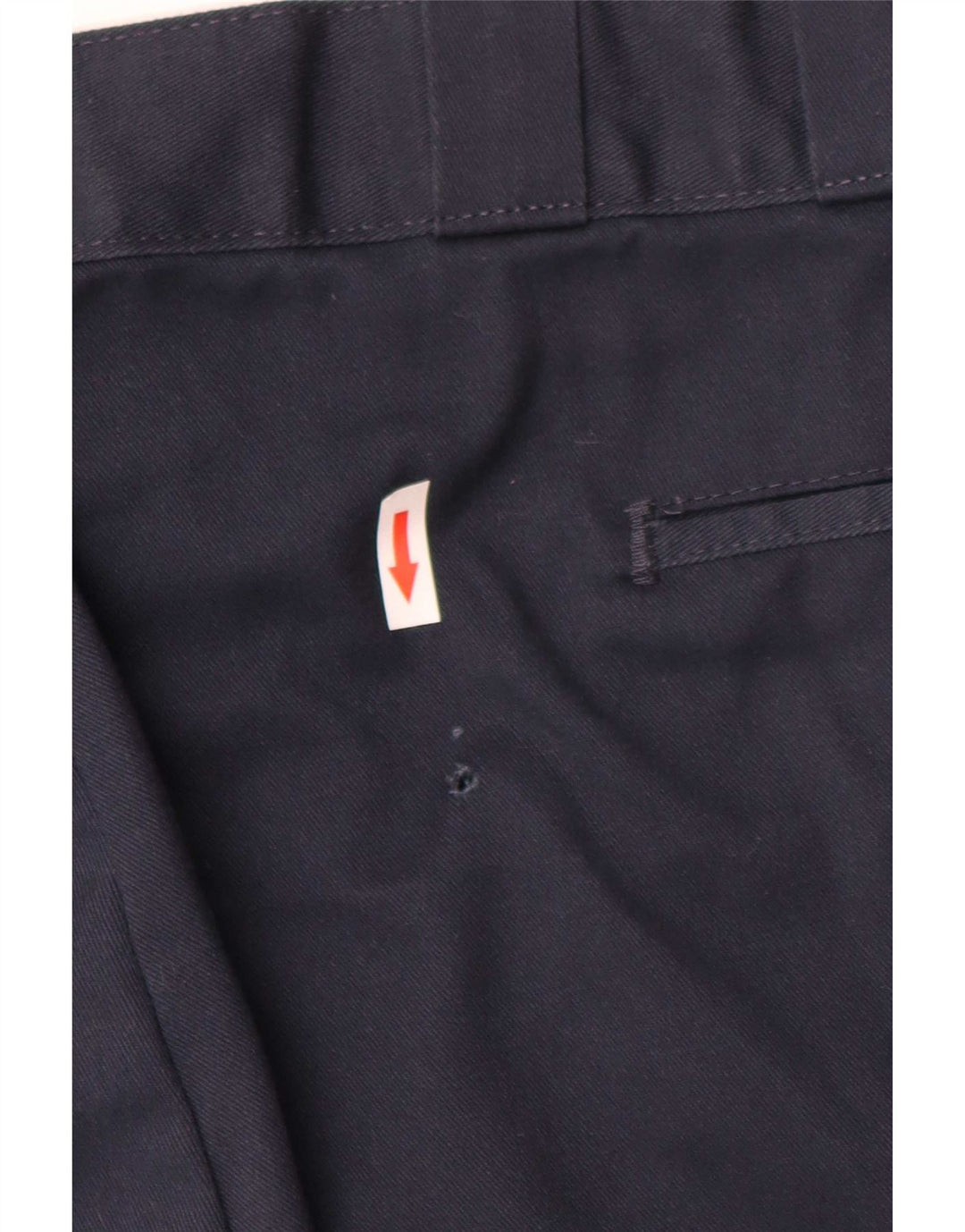Dickies Mens 874 Straight Chino Trousers W46 L32 Navy Blue Polyester