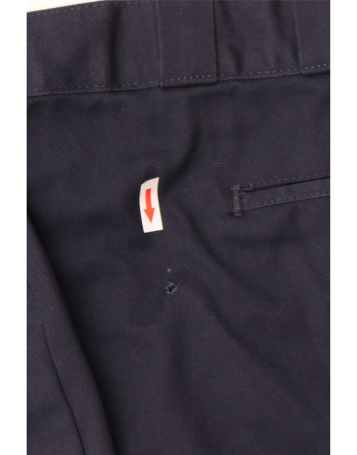 Dickies Mens 874 Straight Chino Trousers W46 L32 Navy Blue Polyester