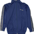 CHAMPION Girls Tracksuit Top Jacket 11-12 Years Large Navy Blue Polyester | Vintage Champion | Thrift | Second-Hand Champion | Used Clothing | Messina Hembry 