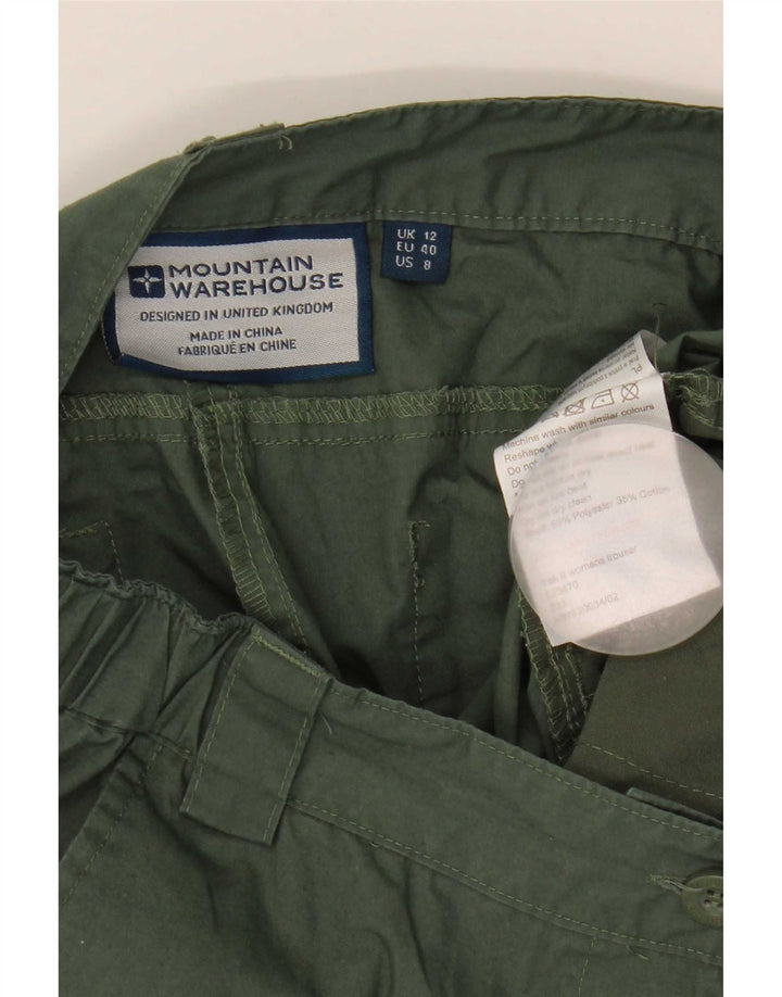 Mountain Warehouse Womens Cargo Trousers UK 12 Medium W32 L30 Khaki