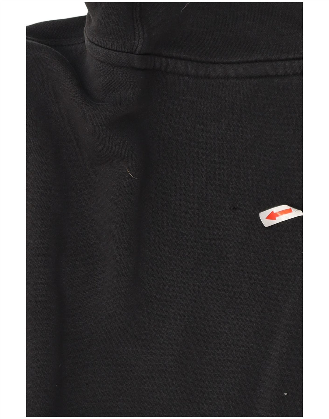 Nike Mens Tall Hoodie Jumper Medium Black Cotton