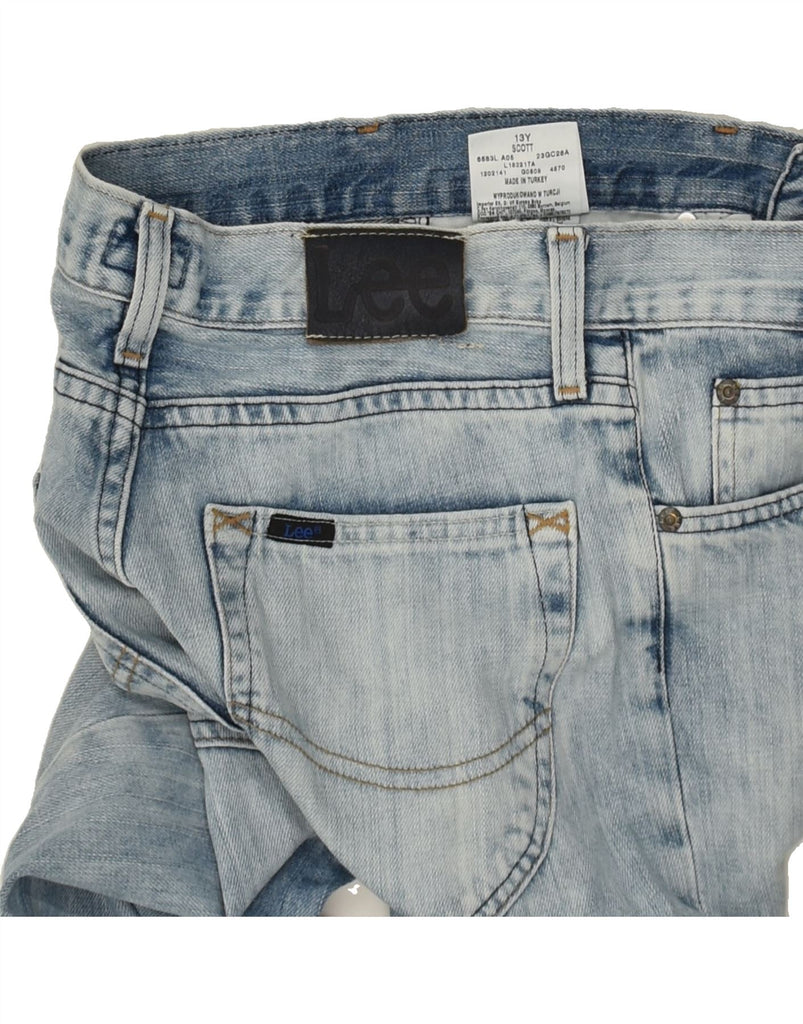 LEE Boys Scott Straight Jeans 12-13 Years W28 L26 Blue Cotton Vintage Lee and Second-Hand Lee from Messina Hembry 