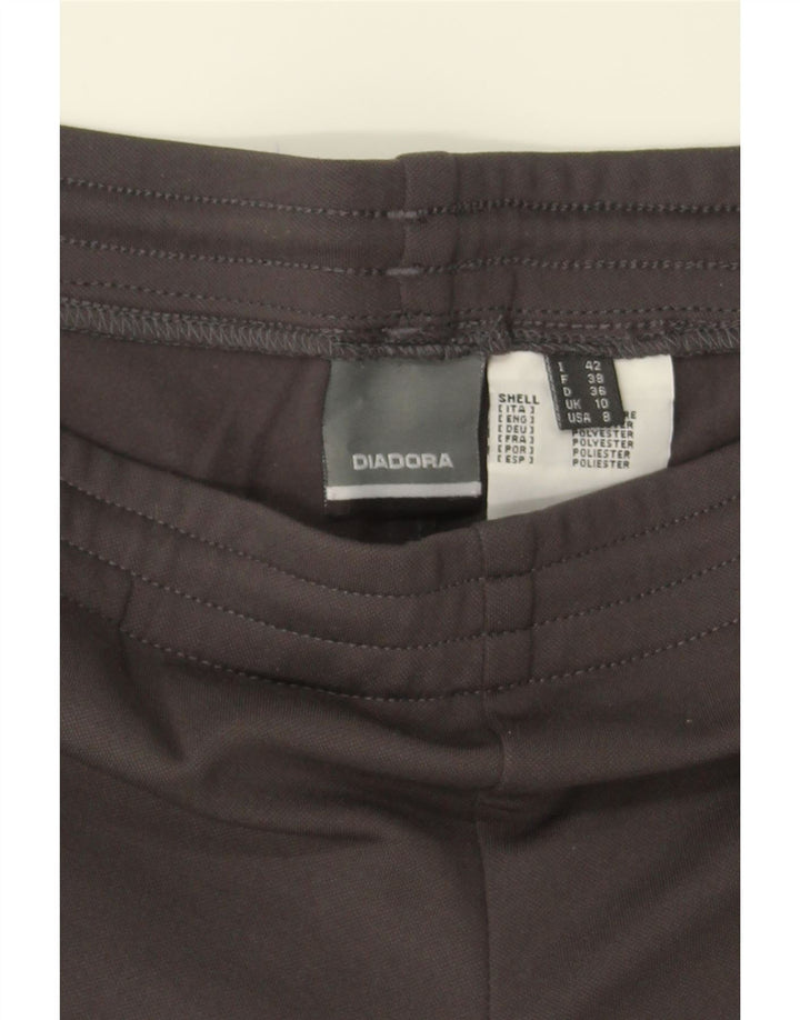 DIADORA Womens Tracksuit Trousers UK 10 Small  Grey Polyester Vintage Diadora and Second-Hand Diadora from Messina Hembry 