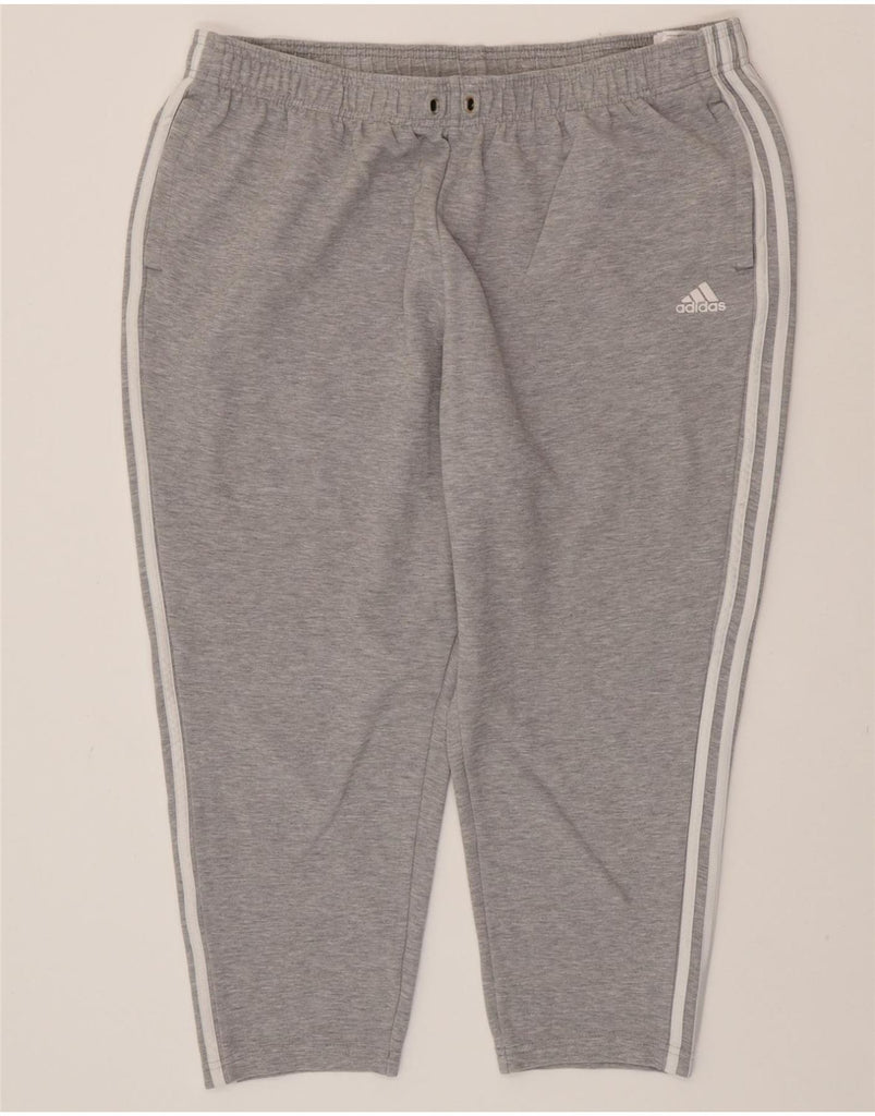 ADIDAS Mens Tracksuit Trousers 2XL  Grey Cotton Vintage Adidas and Second-Hand Adidas from Messina Hembry 