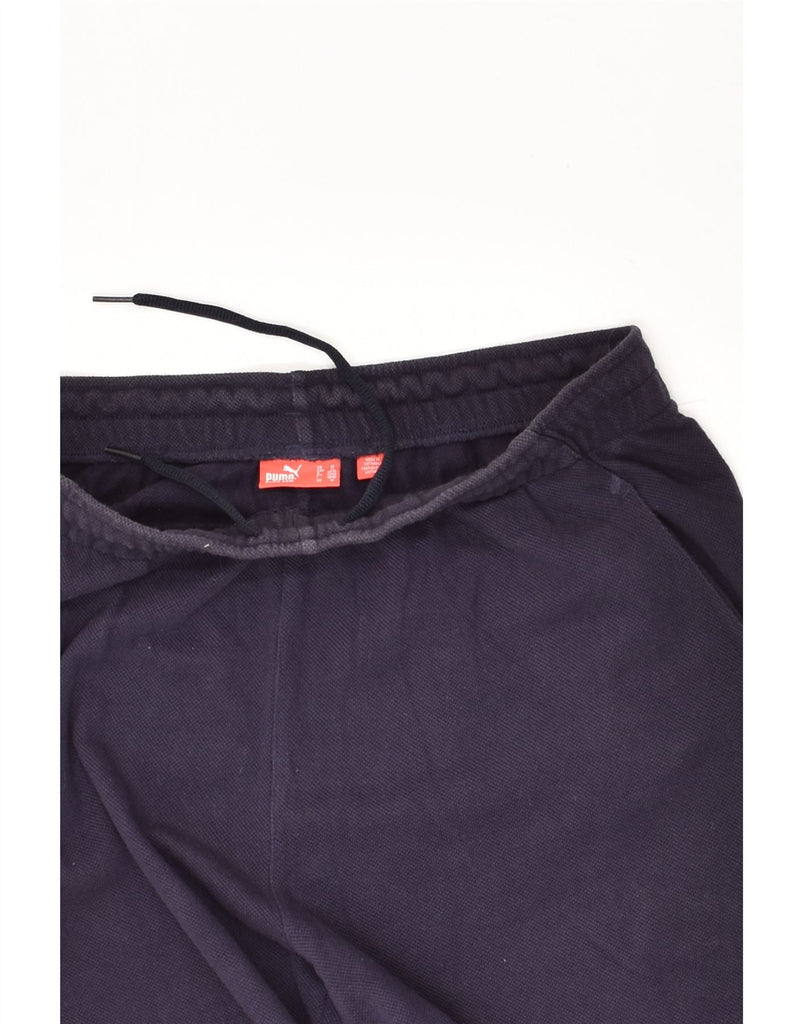 PUMA Mens Sport Shorts Medium Navy Blue | Vintage Puma | Thrift | Second-Hand Puma | Used Clothing | Messina Hembry 