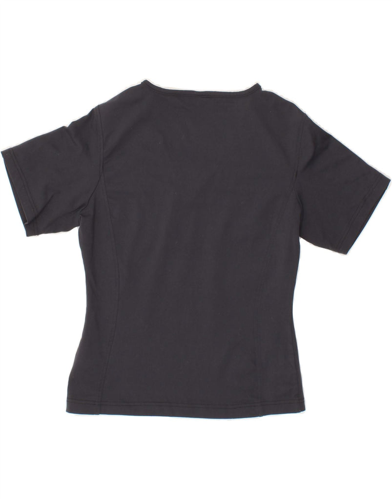 ADIDAS Womens T-Shirt Top UK 12 Medium Grey Vintage Adidas and Second-Hand Adidas from Messina Hembry 