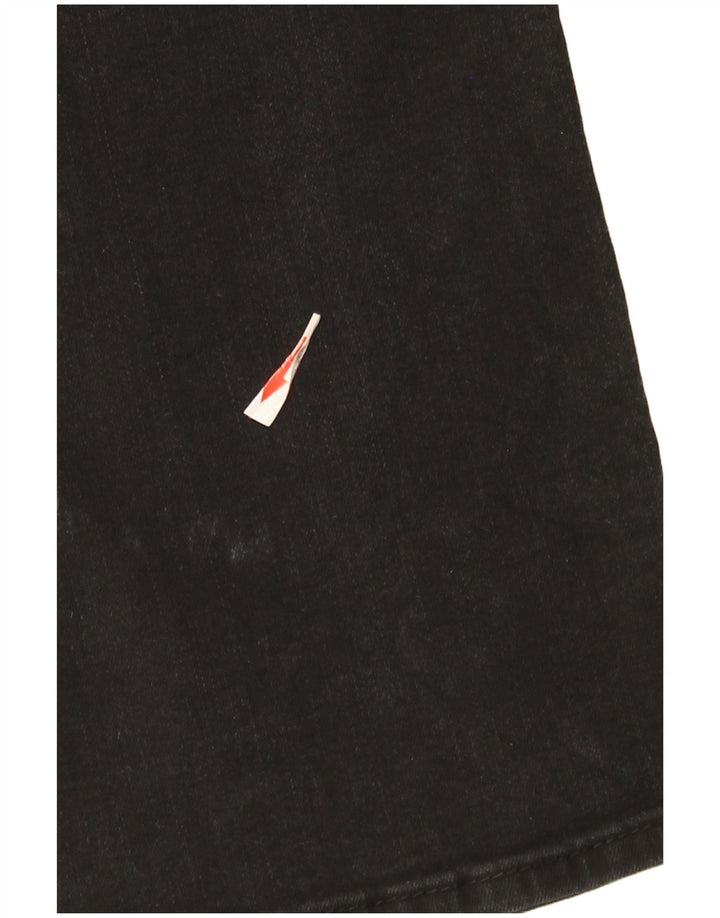 Levi's Womens 314 Shaping Straight Jeans W29 L30 Black Cotton