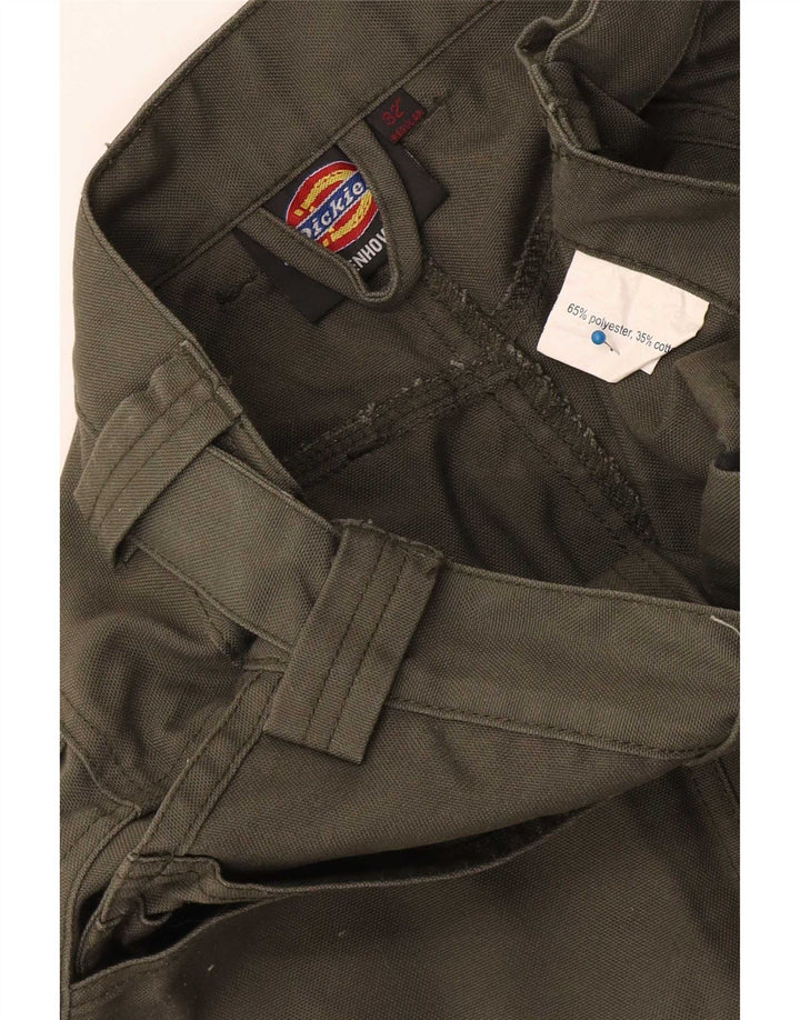 Dickies Mens Straight Cargo Trousers W28 L31 Khaki Colourblock Polyester