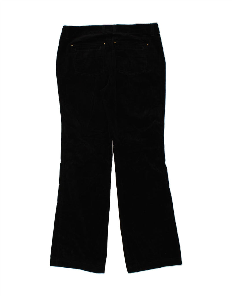 EDDIE BAUER Womens Bootcut Corduroy Trousers US 14 XL W38 L34 Black Cotton Vintage Eddie Bauer and Second-Hand Eddie Bauer from Messina Hembry 