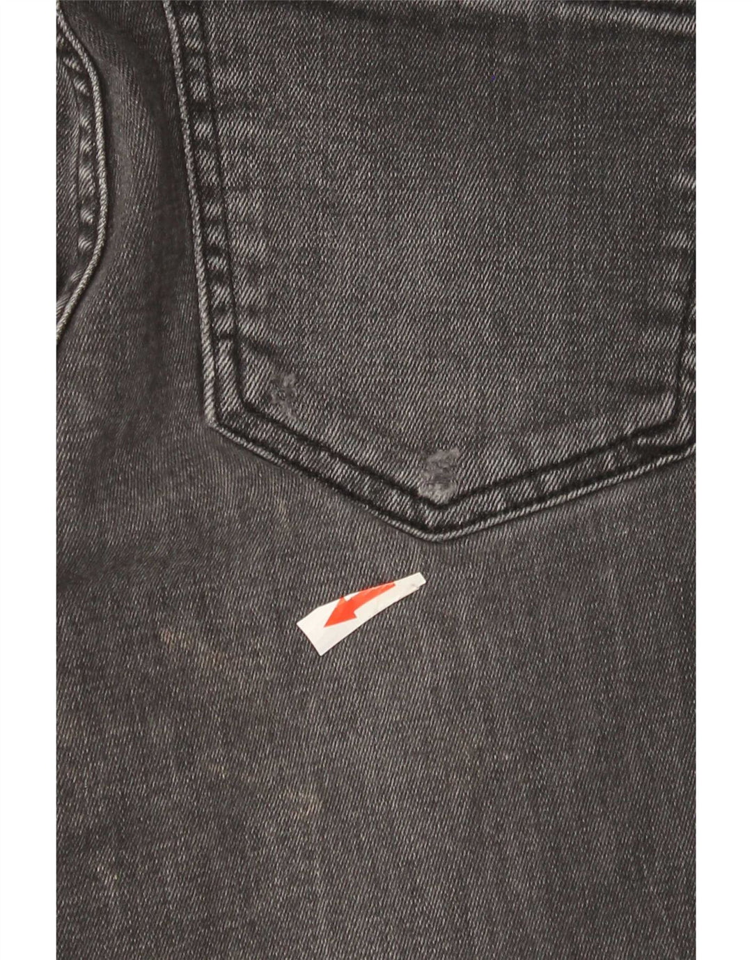 Zara Womens Distressed Skinny Jeans EU 40 Medium W30 L28 Black