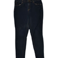 MOSSIMO Womens High Waist Skinny Jeans W34 L28  Navy Blue Cotton | Vintage Mossimo | Thrift | Second-Hand Mossimo | Used Clothing | Messina Hembry 