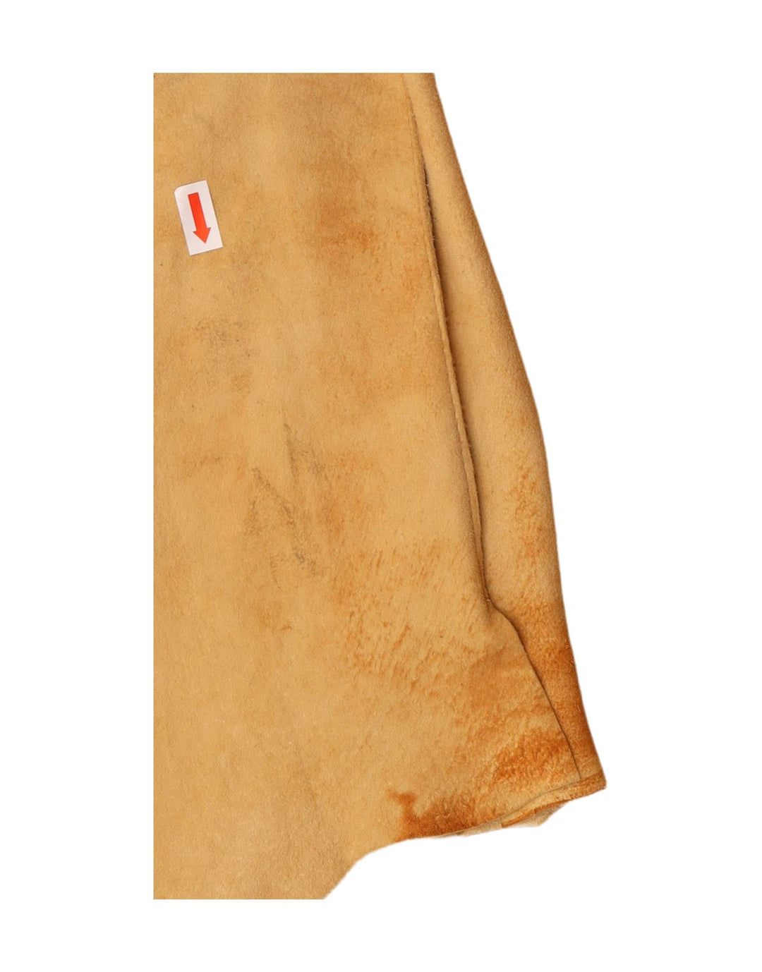 Fontanelli Womens Suede Shirt Jacket IT 46 Large Beige Leather