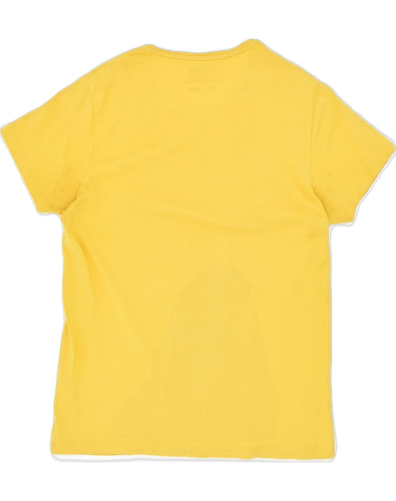 JACK & JONES Womens Graphic T-Shirt Top UK 18 XL Yellow Cotton | Vintage Jack & Jones | Thrift | Second-Hand Jack & Jones | Used Clothing | Messina Hembry 