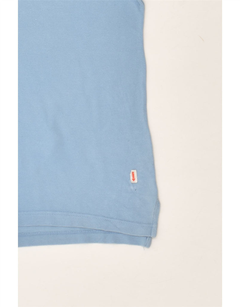 BROOKSFIELD Mens Polo Shirt IT 46 Small Blue Cotton | Vintage Brooksfield | Thrift | Second-Hand Brooksfield | Used Clothing | Messina Hembry 