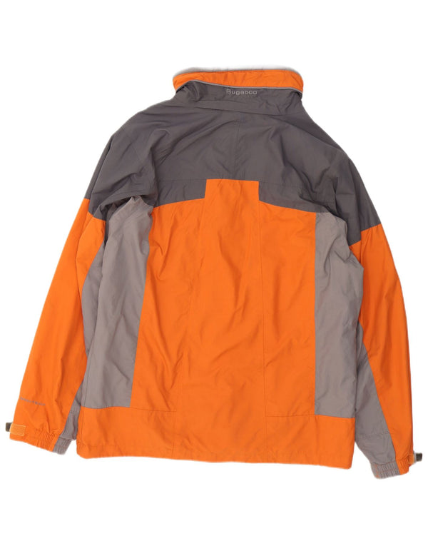 Columbia Mens Bugaboo Loose Fit Ski Jacket UK 38 Medium Orange Colourblock