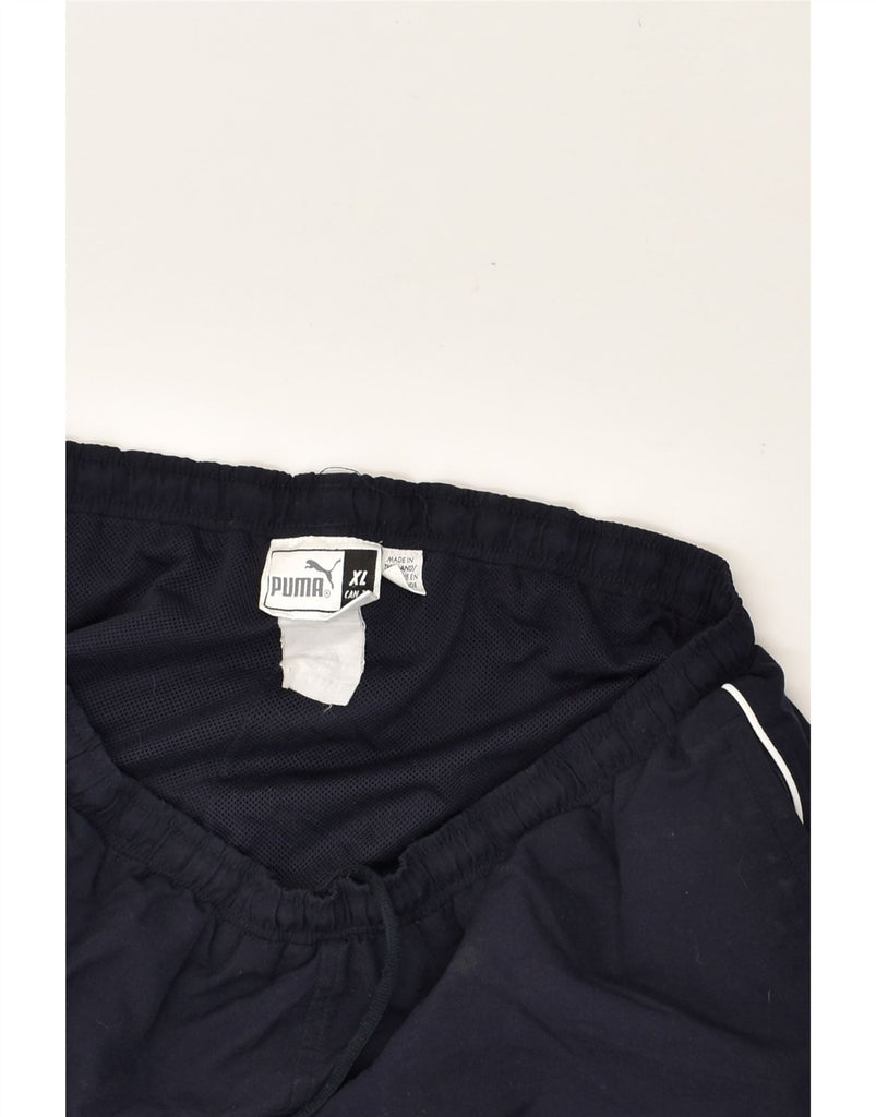 PUMA Mens Tracksuit Trousers XL Navy Blue | Vintage Puma | Thrift | Second-Hand Puma | Used Clothing | Messina Hembry 