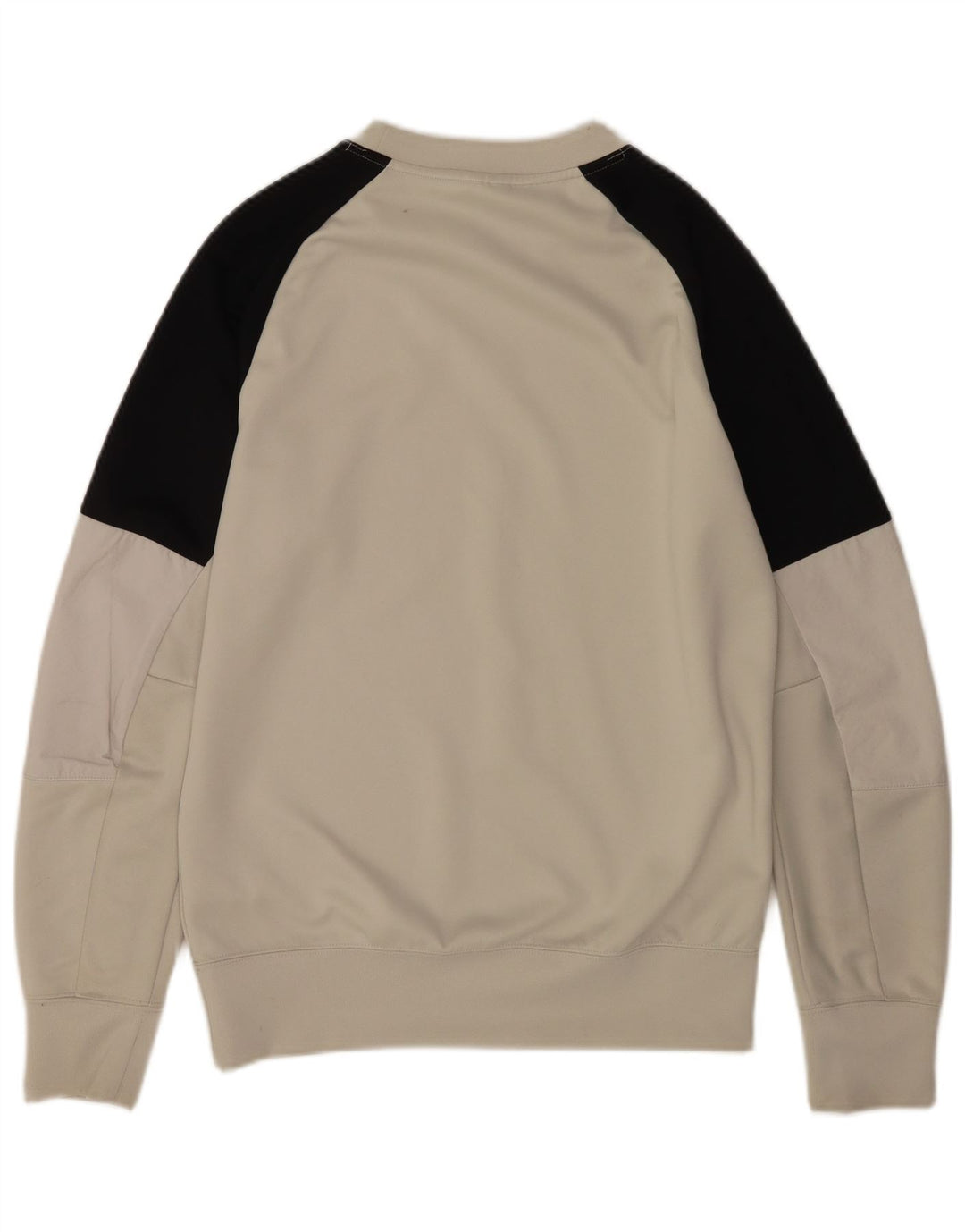 Nike Mens Graphic Sweatshirt Jumper Small Grey Colourblock Polyester