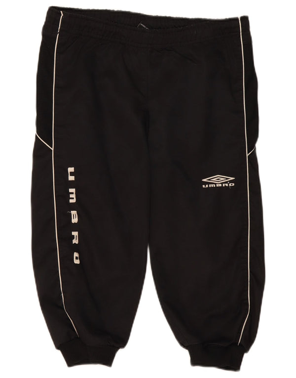 Umbro Boys Graphic Capri Tracksuit Trousers Joggers 11-12 Years Black