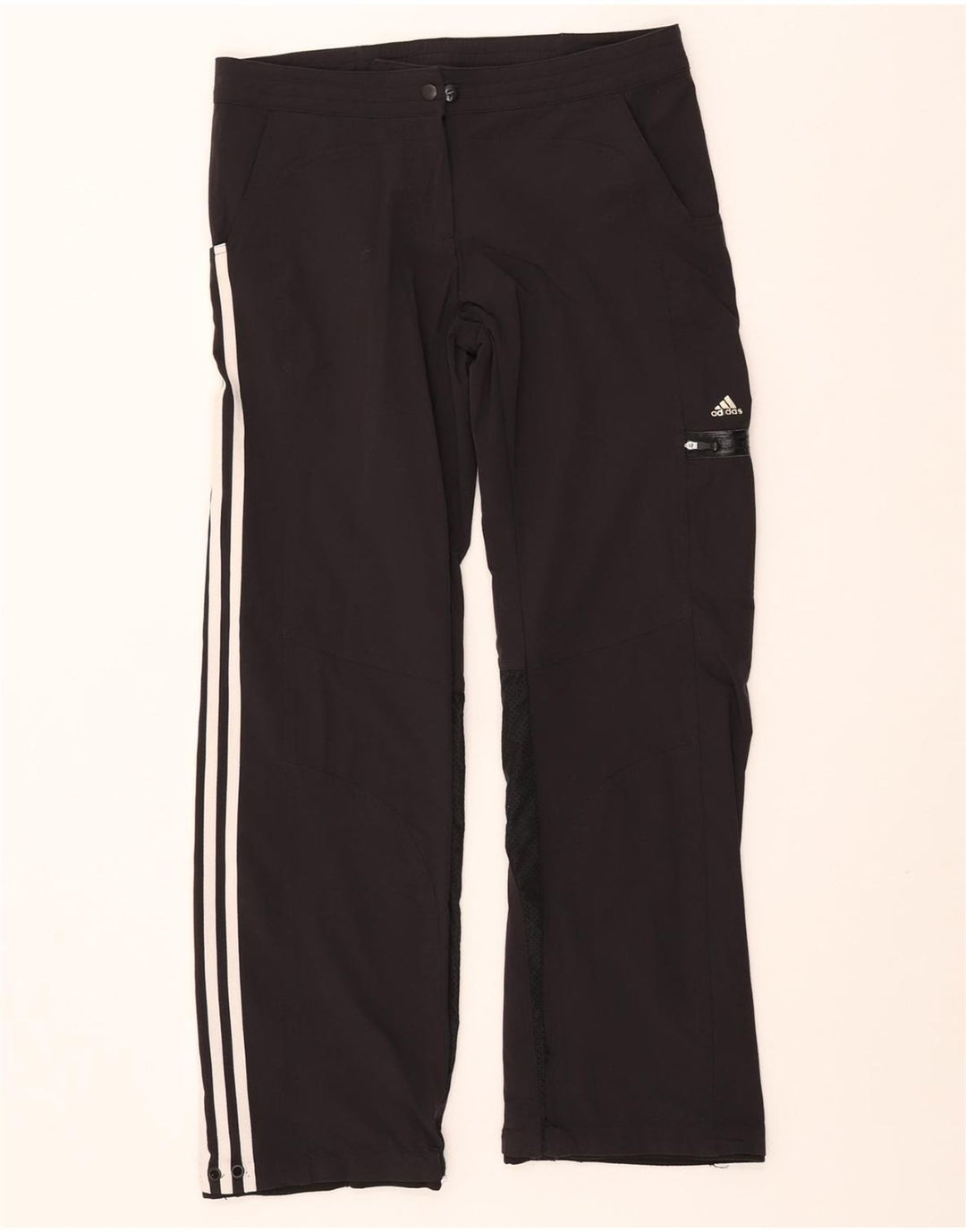 Adidas Womens Clima 365 Cargo Trousers UK 14 Large W34 L31 Black Nylon