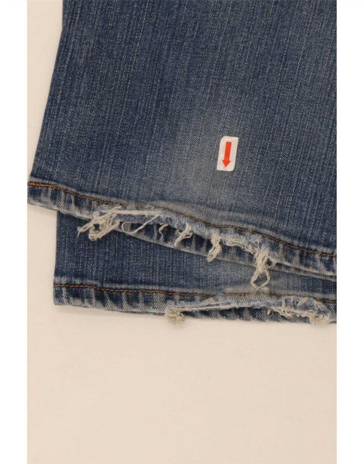 Levi's Mens Straight Jeans W32 L34 Blue Cotton