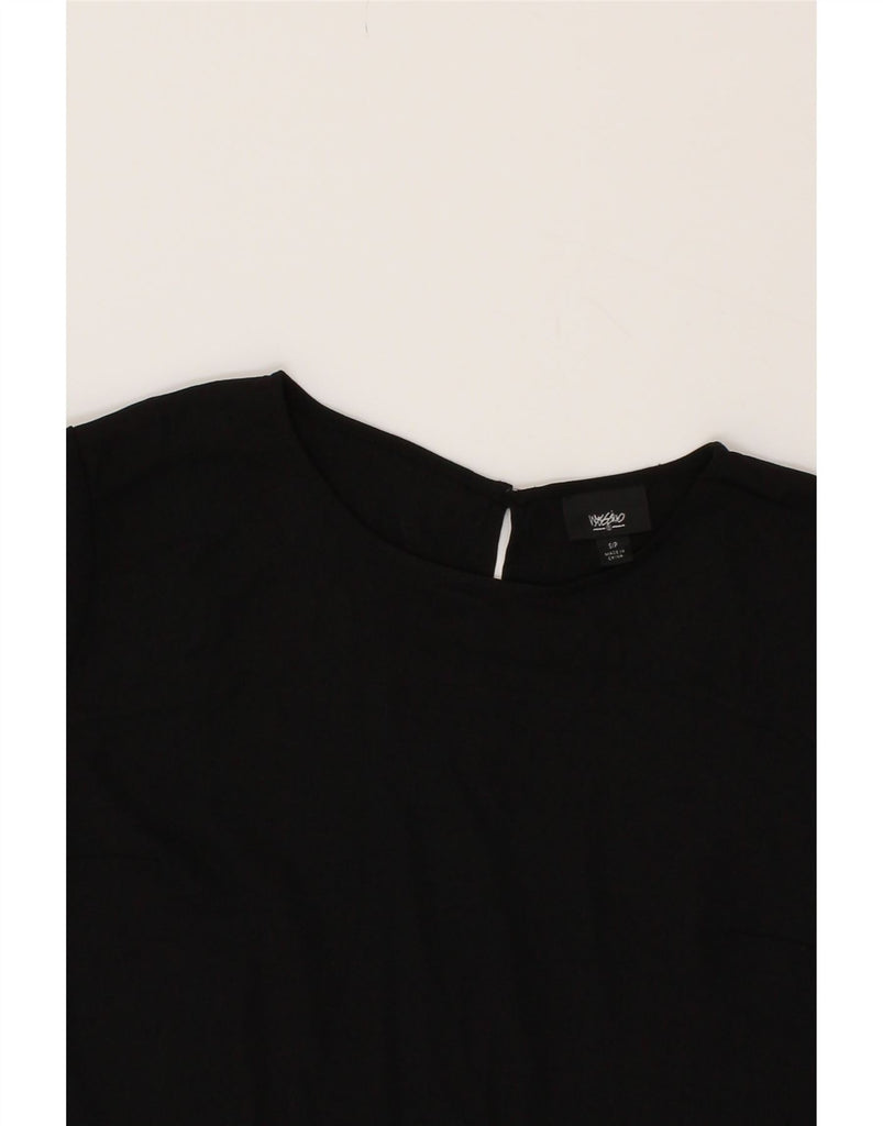 MOSSIMO Womens Loose Fit Drop Waist Dress UK 10 Small Black Polyester Vintage Mossimo and Second-Hand Mossimo from Messina Hembry 