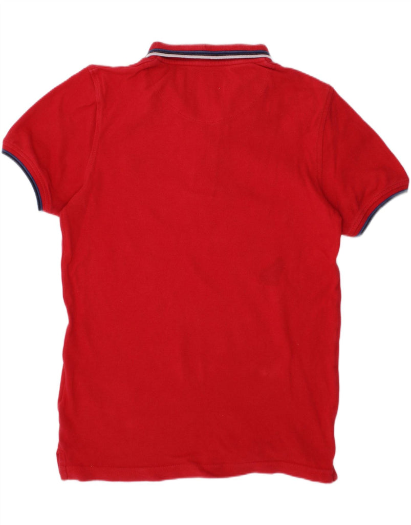 LYLE & SCOTT Boys Polo Shirt 8-9 Years Red Cotton Vintage Lyle & Scott and Second-Hand Lyle & Scott from Messina Hembry 