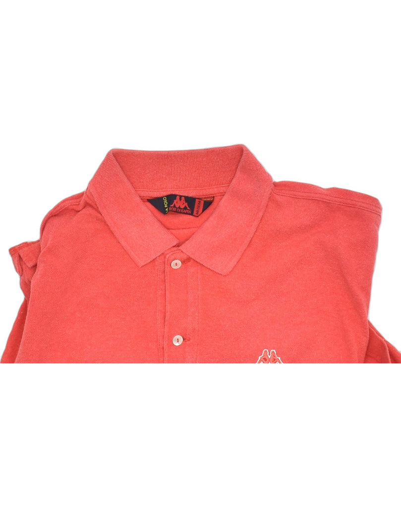 KAPPA Mens Polo Shirt Medium Red Cotton Classic | Vintage | Thrift | Second-Hand | Used Clothing | Messina Hembry 