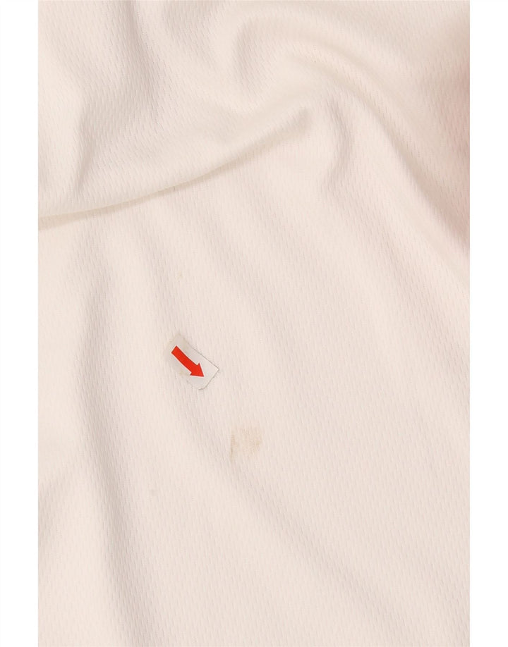 PUMA Womens Zip Neck Pullover Tracksuit Top UK 12 Medium  White Vintage Puma and Second-Hand Puma from Messina Hembry 