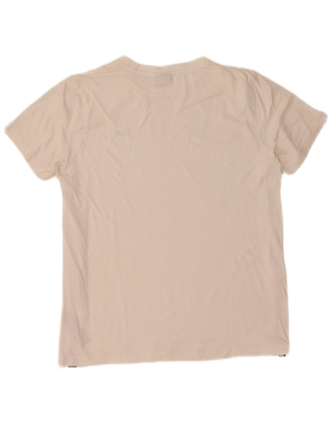 Fila Mens Graphic T-Shirt Top Large White Cotton