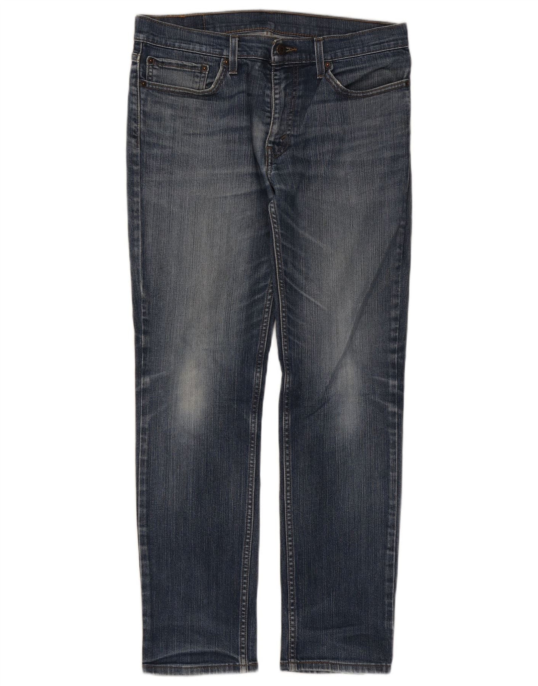 Lee Mens Knox Straight Jeans W36 L30 Black Cotton