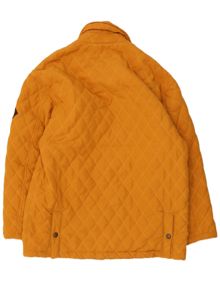 Raybest Mens Quilted Jacket UK 40 Large Yellow