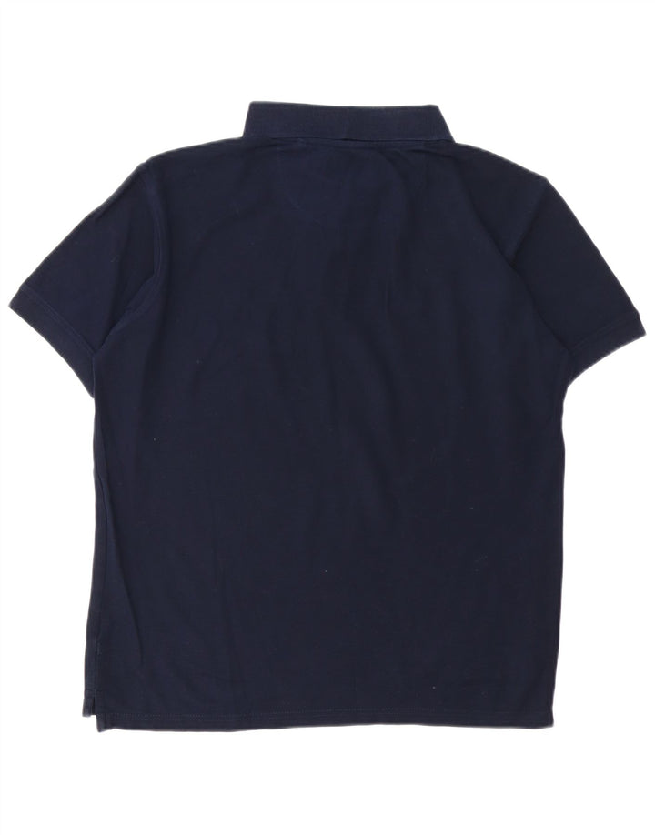 U.S. POLO ASSN. Mens Polo Shirt Medium Navy Blue Cotton