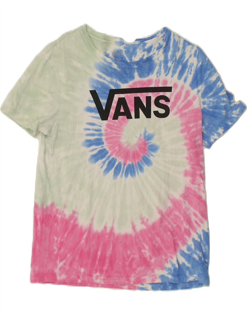 VANS Mens Graphic T-Shirt Top Medium Multicoloured Tie Dye Cotton | Vintage Vans | Thrift | Second-Hand Vans | Used Clothing | Messina Hembry 