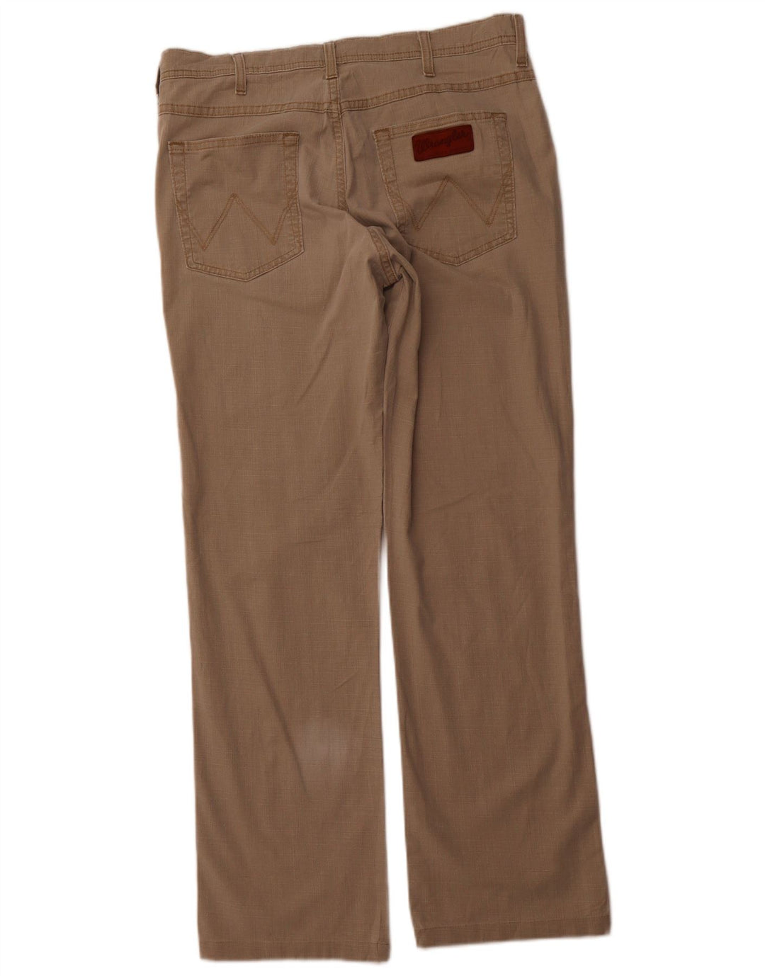 WRANGLER Mens Arizona Stretch Straight Casual Trousers W34 L30 Brown