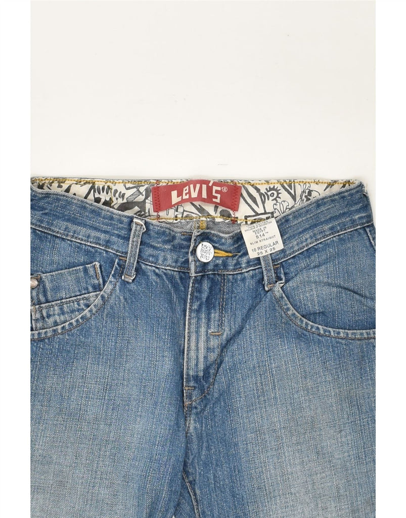 LEVI'S Boys 514 Regular Straight Jeans 9-10 Years W25 L25  Blue Cotton | Vintage Levi's | Thrift | Second-Hand Levi's | Used Clothing | Messina Hembry 