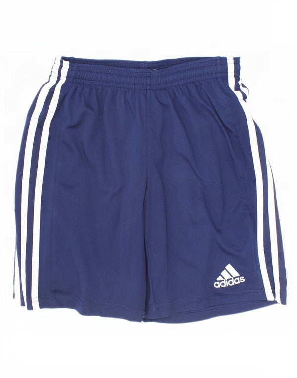 Adidas Boys Aeroready Sport Shorts 13-14 Years Navy Blue Polyester