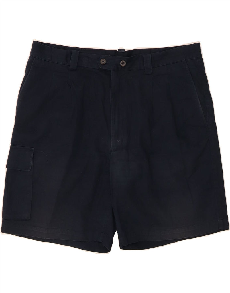 BELFE & BELFE Mens Cargo Shorts W38 XL Navy Blue Cotton Vintage Belfe & Belfe and Second-Hand Belfe & Belfe from Messina Hembry 