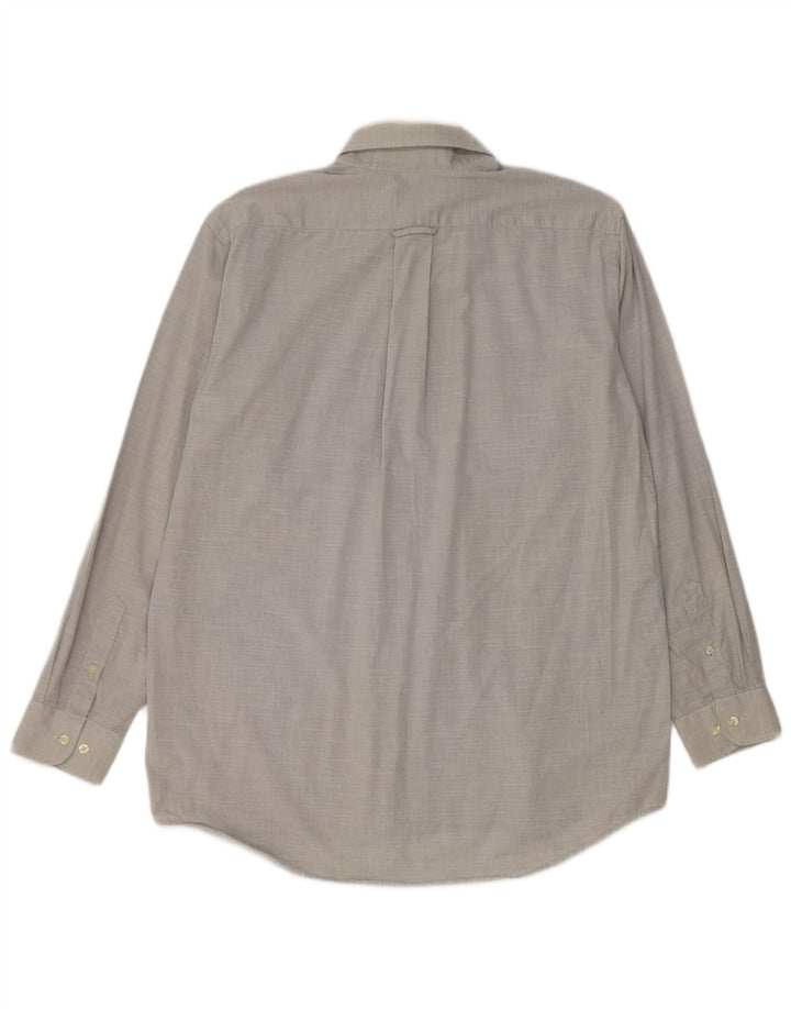 Lacoste Mens Shirt Size 39 Medium Grey Cotton