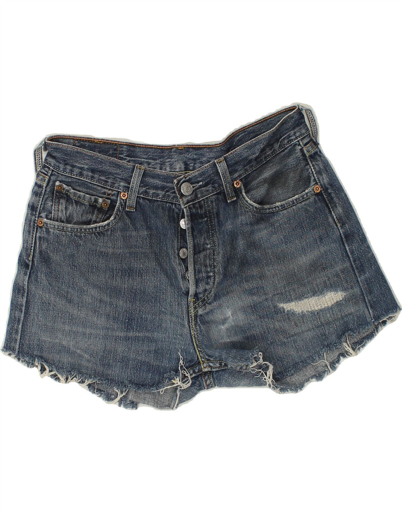 LEVI'S Womens Denim Shorts W30 Medium Blue | Vintage Levi's | Thrift | Second-Hand Levi's | Used Clothing | Messina Hembry 