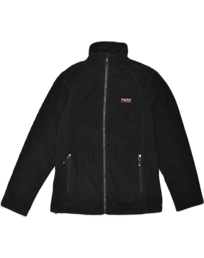 PEAK PERFORMANCE Mens Fleece Jacket UK 40 Large Black Polyester | Vintage Peak Performance | Thrift | Second-Hand Peak Performance | Used Clothing | Messina Hembry 