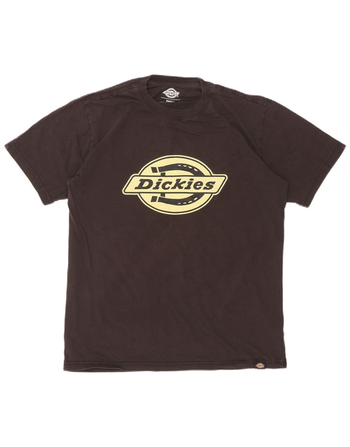 Dickies Mens Graphic T-Shirt Top Small Black Cotton